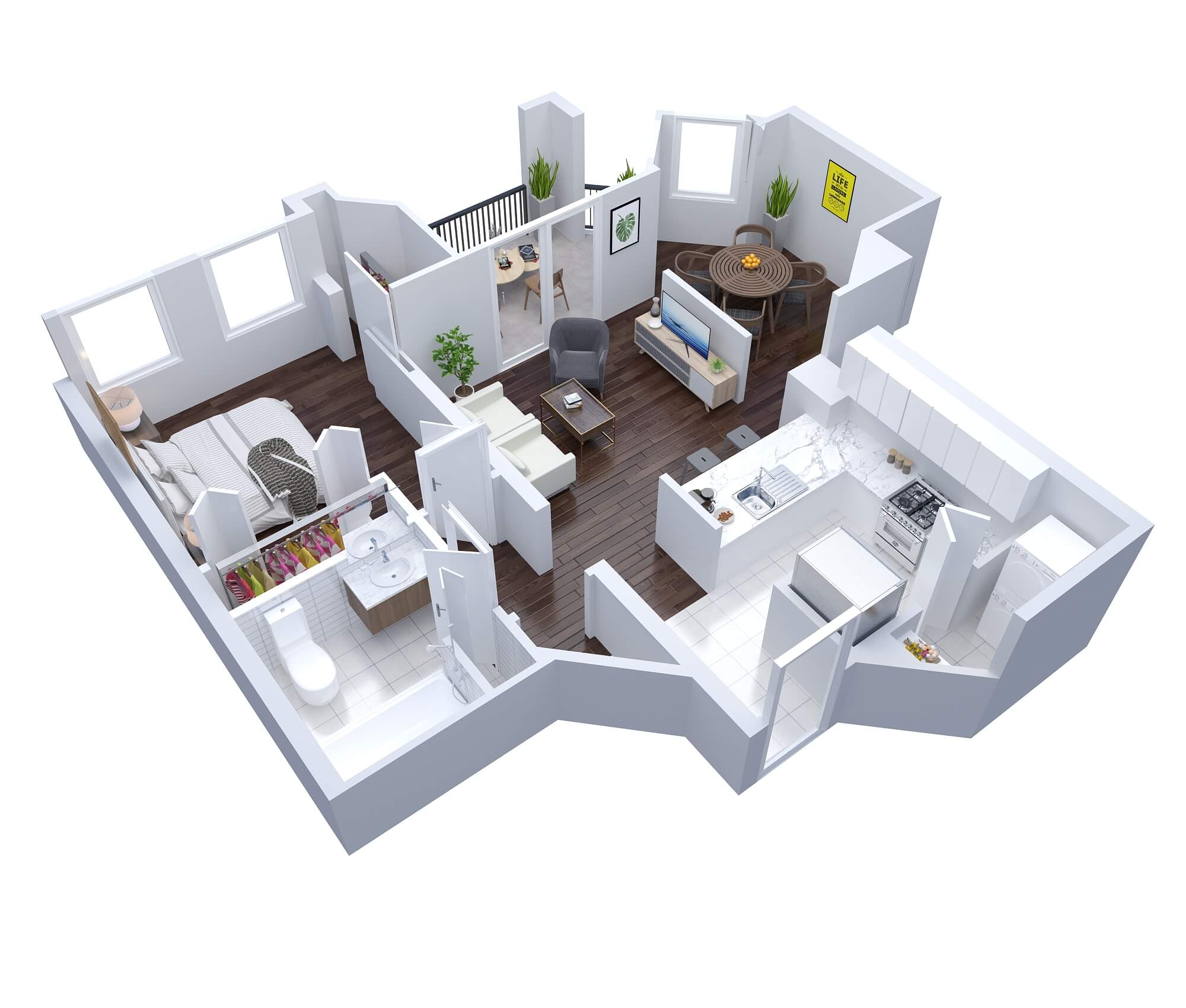 Cambridge - senior living floor plan