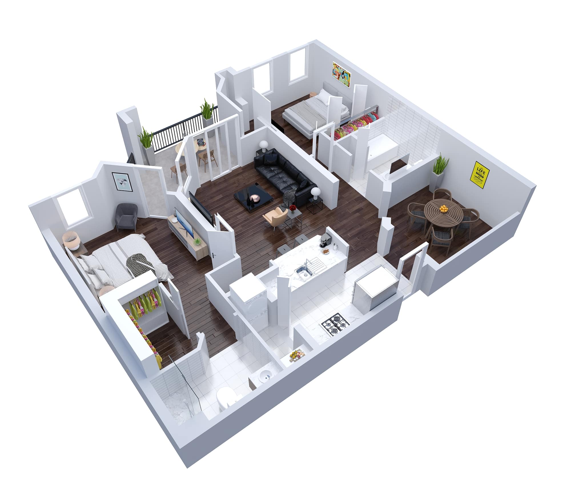 Devonshire Revised - senior living floor plan