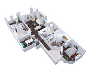 Kensington - senior living floor plan