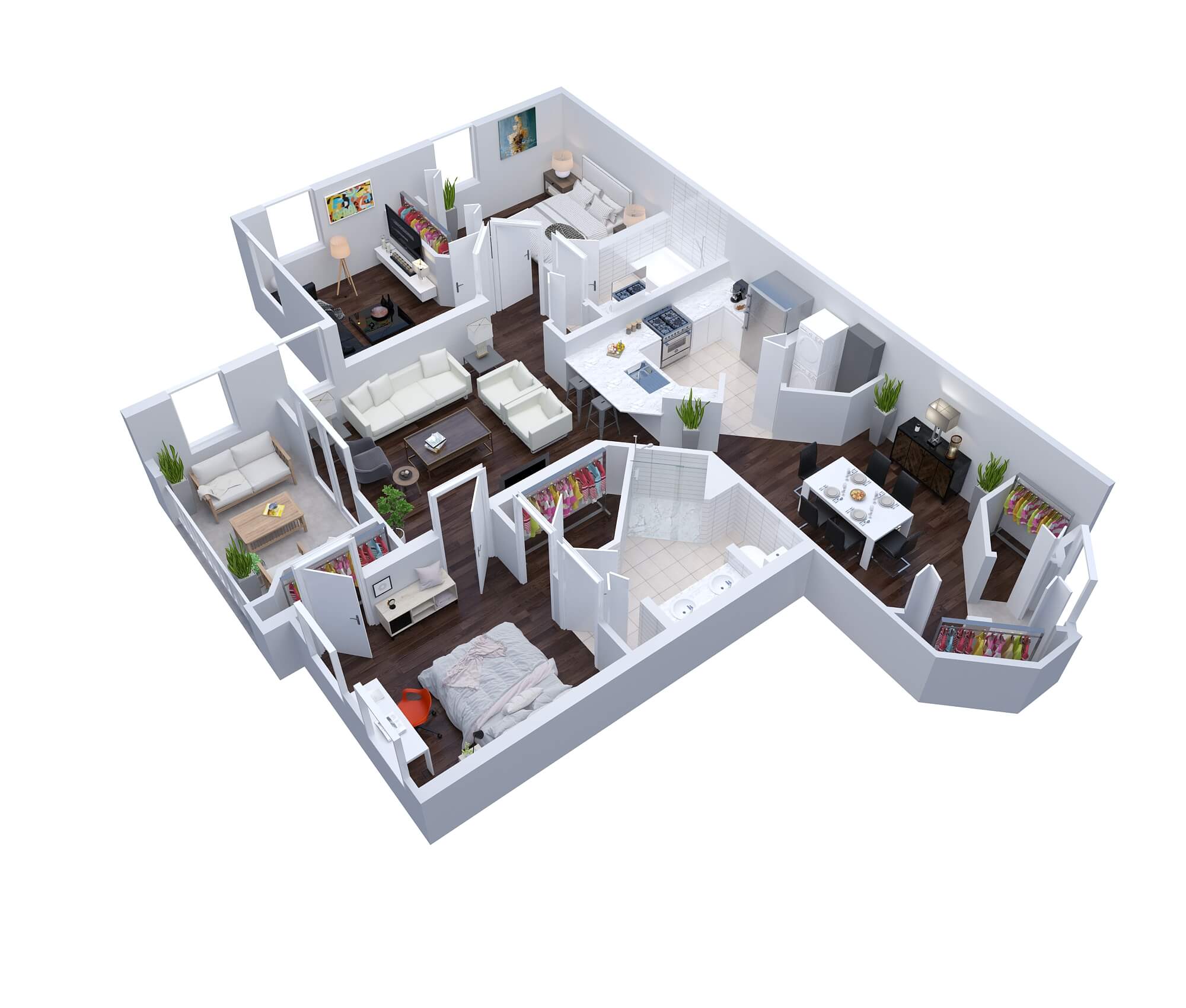 Wyndham - senior living floor plan