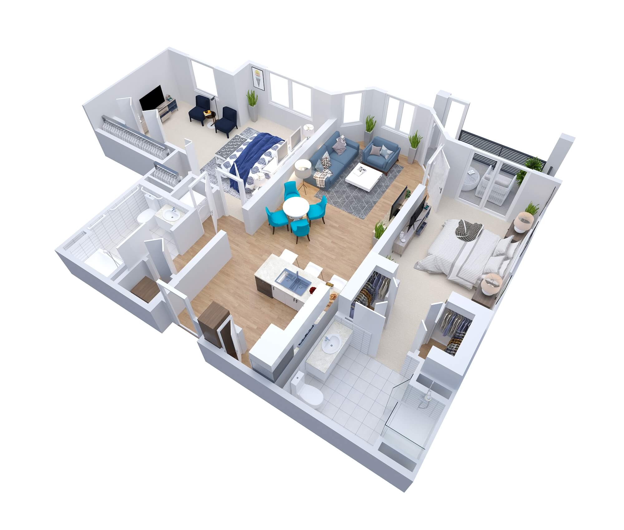 Alexandra Deluxe - senior living floor plan