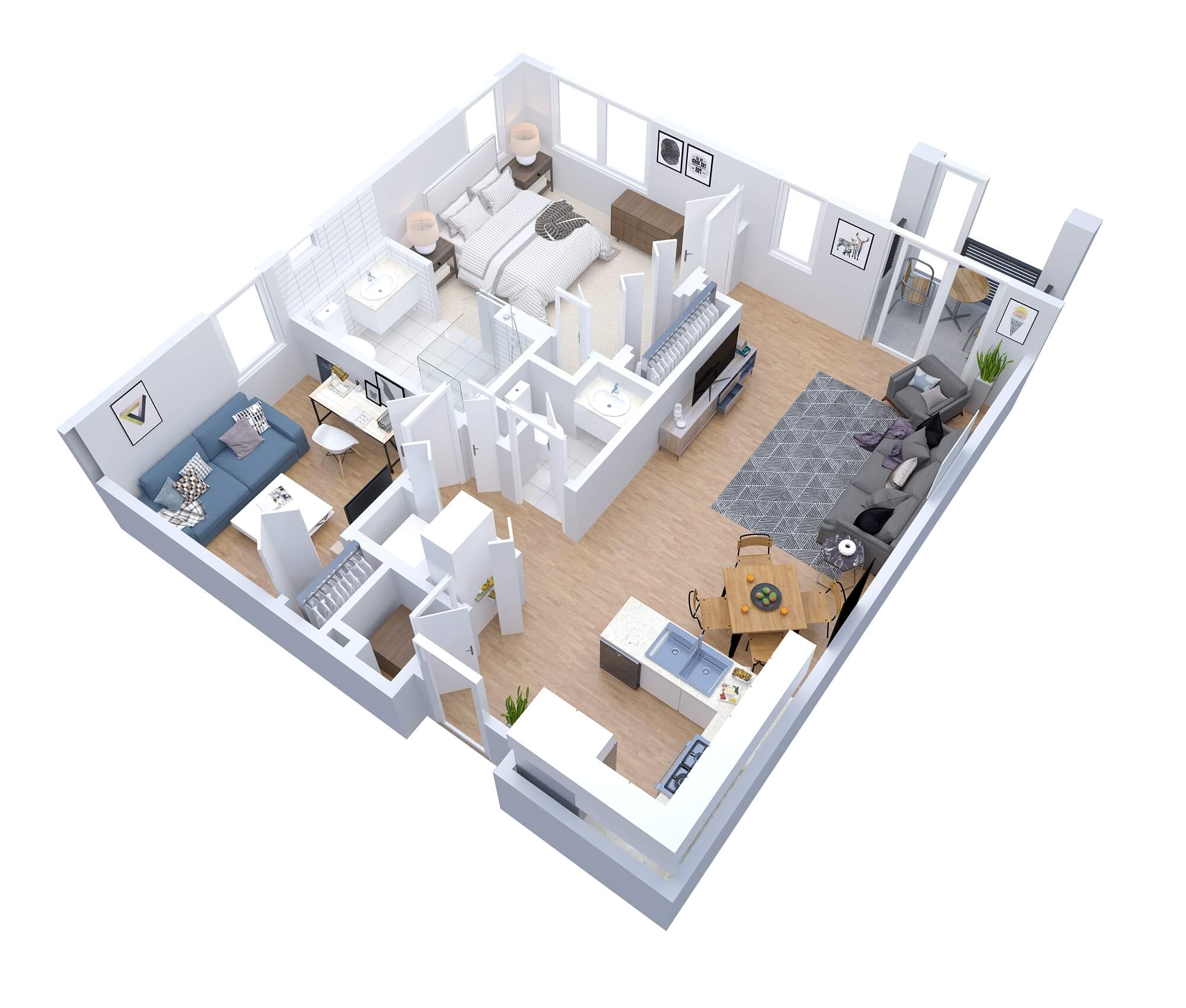 Bridgeport - senior living floor plan