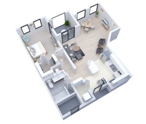 Andover Deluxe - senior living floor plan