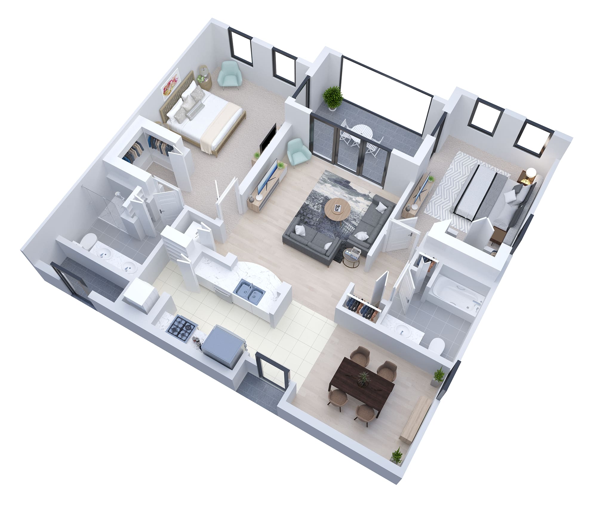 Devonshire - senior living floor plan