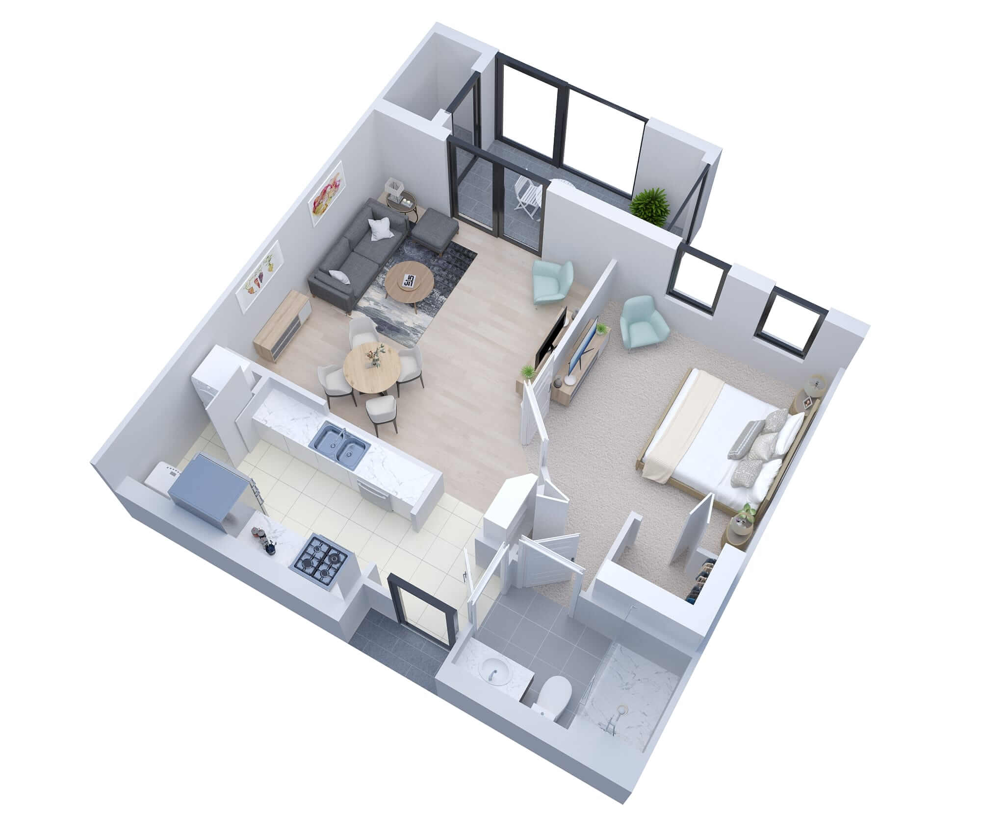 Dover - senior living floor plan