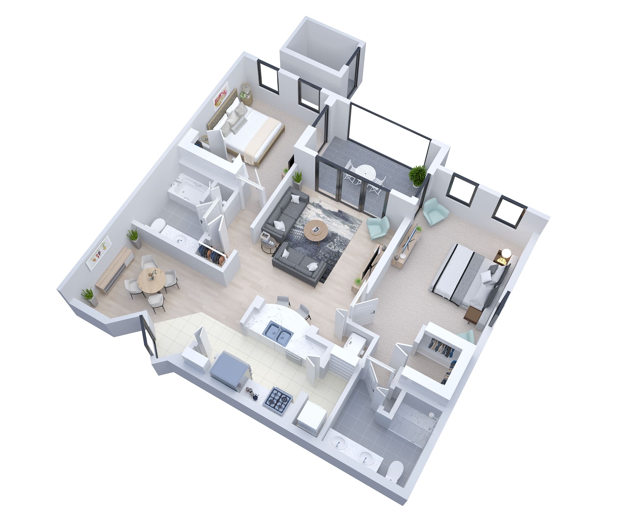 Essex - senior living floor plan