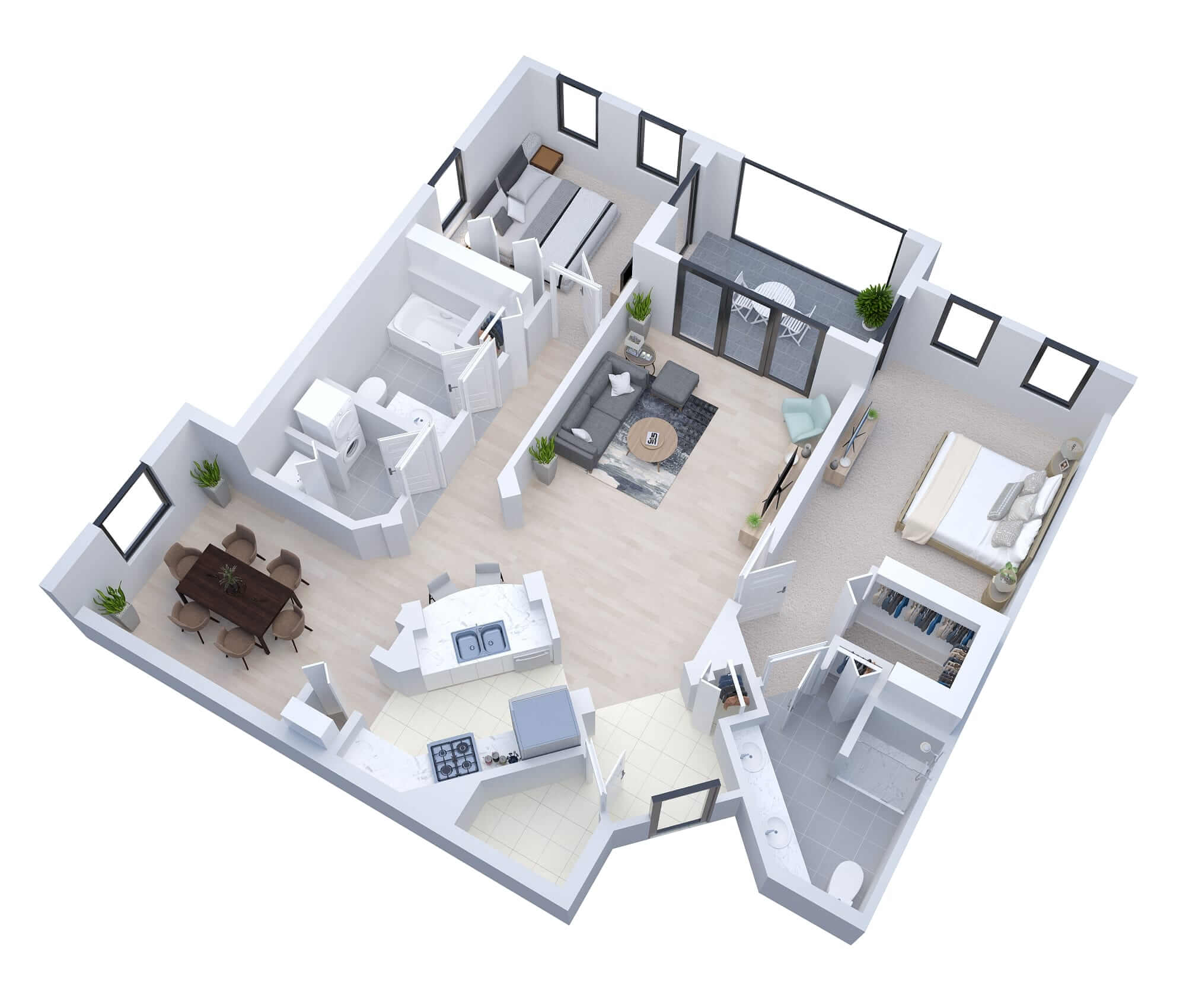 Kensigton - senior living floor plan