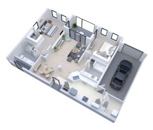 Pemberton - senior living floor plan