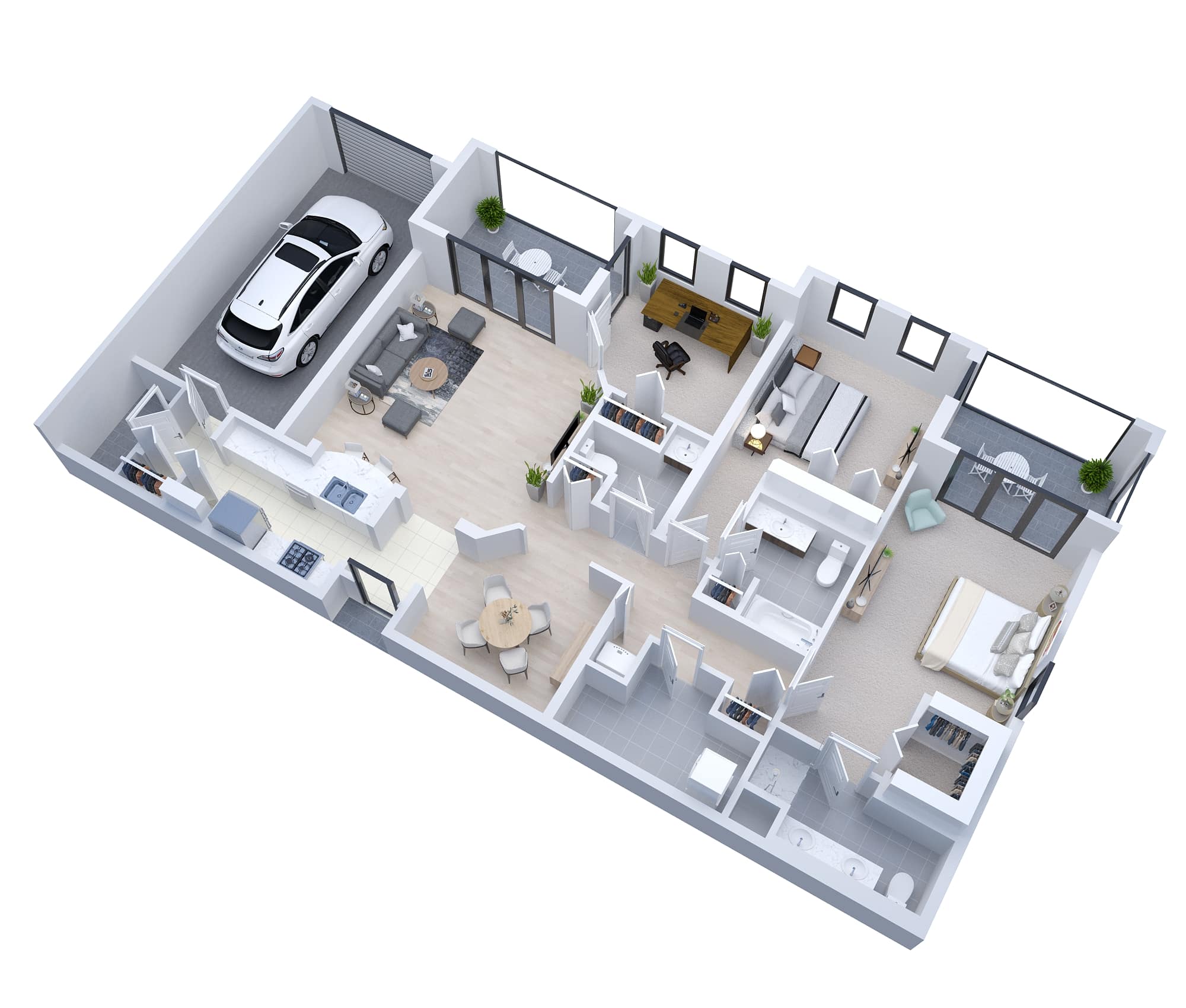 Pemberton Deluxe - senior living floor plan