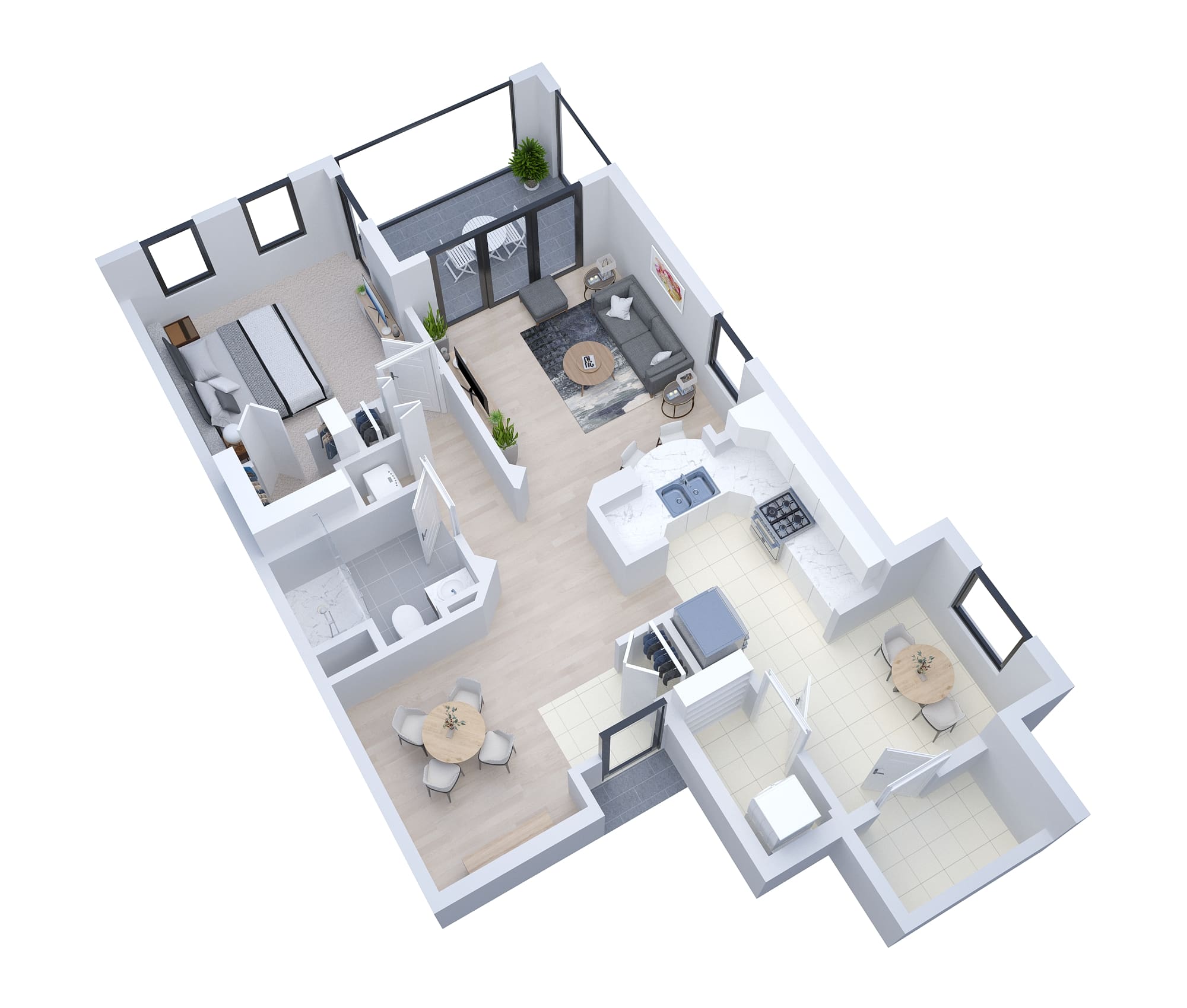 Westminster Deluxe - senior living floor plan